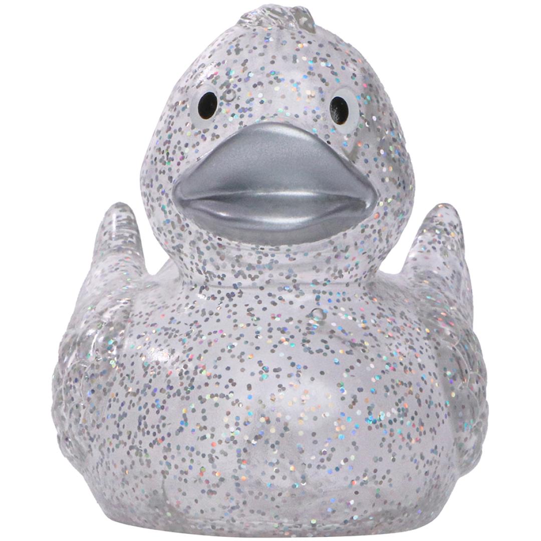 M131004 Glitter/silver - Rubber duck, wings - mbw